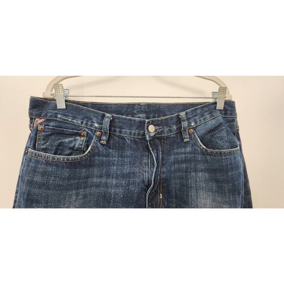 Ralph Lauren Denim And Supply Slouch Fit Dark Wash Jeans 36 X 32 - Picture 3 of 9